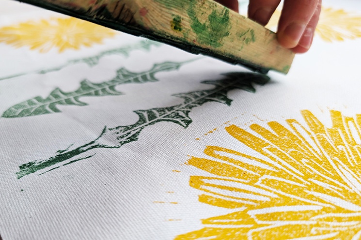 Brigids Day Imbolg Celebration Web Banner Block Printing