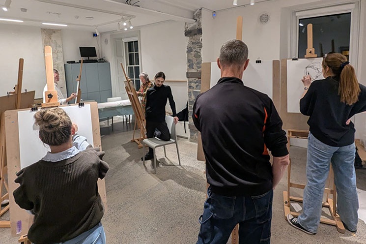 Life Drawing Class October 25