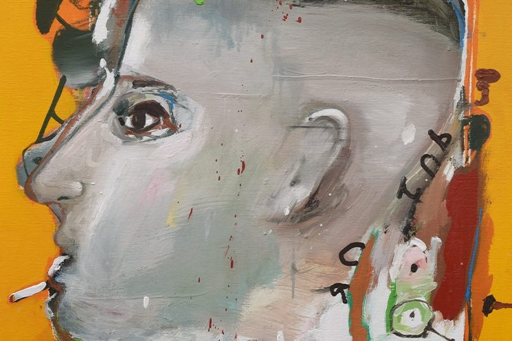 Brian Harte, Jamie, Oil on Canvas, 80 x 70cm, 2025