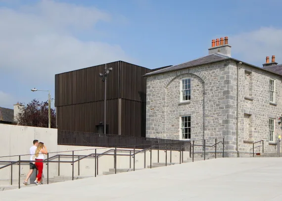Butler Gallery Exterior from Plaza