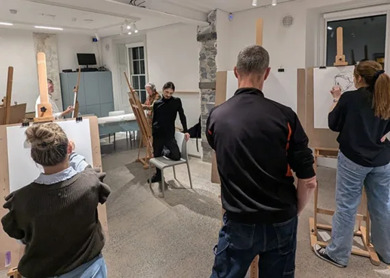 Life Drawing Class October 25