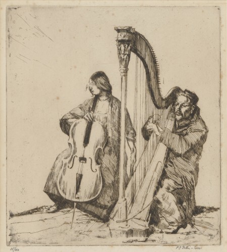 Street Musicians by Percy F. Gethin