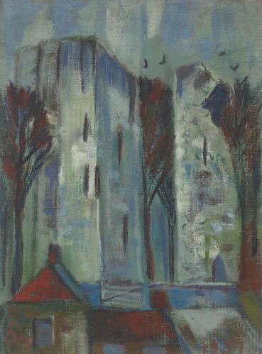 Burnchurch Castle by Tony O'Malley