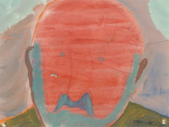 Self Portrait - Bahamas, 16/1/75 by Tony O'Malley