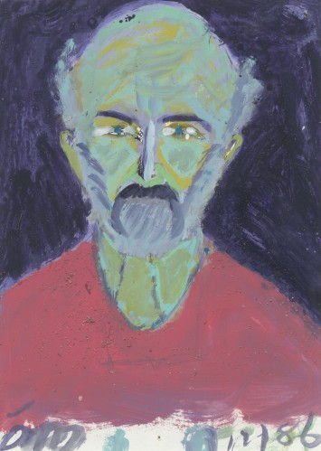 Self Portrait - 12/86 - Paradise Is., Bahamas by Tony O'Malley