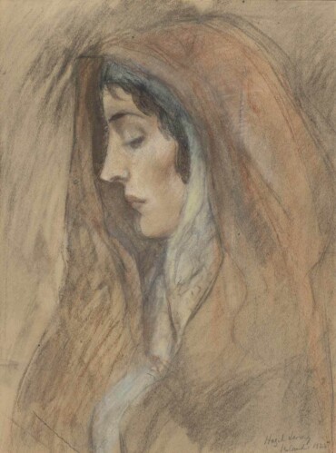 Head of a Girl, Hazel by Sir John Lavery