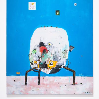 Checklist 3. Hut (blue version), 2025, For Smart Living, Brian Harte, Installation View, Photo Credit: Ros Kavanagh