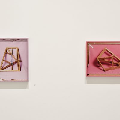 Checklist 4. Roof Exercise II, 2026 (L) & Checklist 5. Roof Exercise III, 2026 (R), I Took a Hammer in My Hand, Jan McCullough, Installation View, Photo Credit: Ros Kavanagh