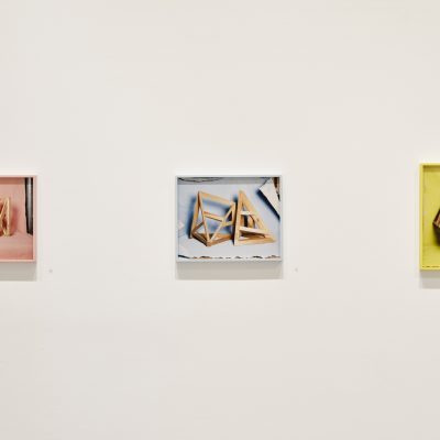 Checklist 9. Roof Exercise VII, 2026 (L), Checklist 10. Roof Exercise VIII, 2026 M, Checklist 11. Roof Exercise IX, 2026 (R), I Took a Hammer in My Hand, Jan McCullough, Installation View, Photo Credit: Ros Kavanagh