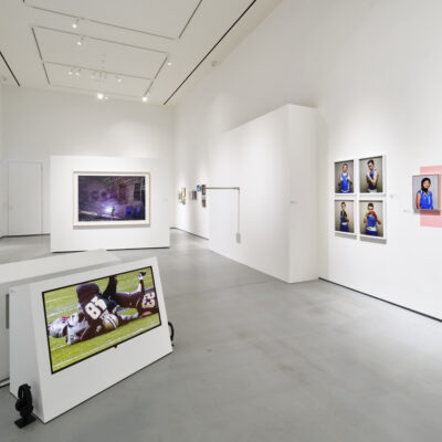 The Art of Sport (Foreground) Josh Begley, Installation View, Photo Credit: Ros Kavanagh
