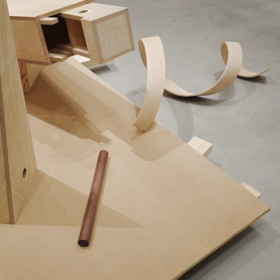 Checklist 15. Plateau, 2026 (Various Works from the series Off Cut) (detail), I Took a Hammer in My Hand, Jan McCullough, Installation View, Photo Credit: Ros Kavanagh