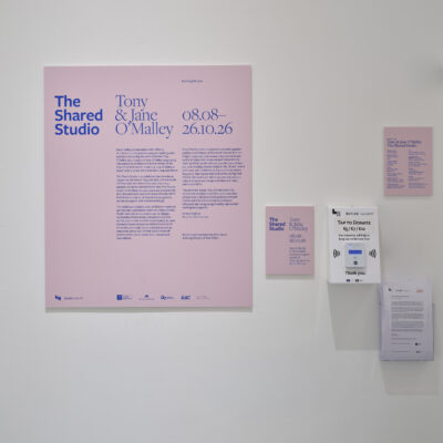 Tony & Jane O’Malley: The Shared Studio, Installation View, Photo Credit: Ros Kavanagh