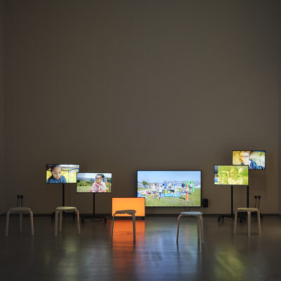 Rehearsals, Yvonne McGuinness Schoolyard Installation View Photo Credit: Ros Kavanagh