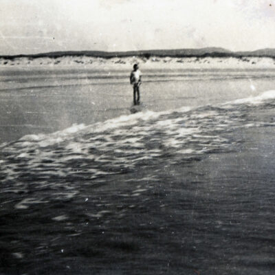 Checklist 40. Boy on Beach, 2025, David Stephenson, Meantime, David Stephenson