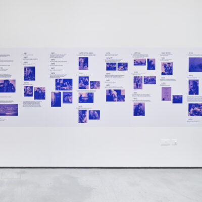 Tony & Jane O’Malley: The Shared Studio, Timeline, Installation View, Photo Credit: Ros Kavanagh