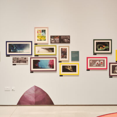 Cartoon Saloon, My Fathers Dragon Exhibition, Installation view. Photography Ros Kavanagh