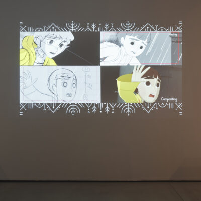 Cartoon Saloon, My Fathers Dragon Exhibition, Installation view. Photography Ros Kavanagh