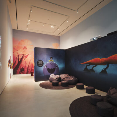 Cartoon Saloon, My Fathers Dragon Exhibition, Installation view. Photography Ros Kavanagh
