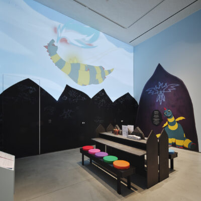 Cartoon Saloon, My Fathers Dragon Exhibition, Installation view. Photography Ros Kavanagh