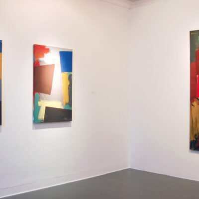 Michael Kane, (L-R) Blue Landscape, Perspective, Broken Dummy in a Car Park
