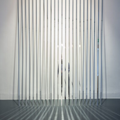 Martina Galvin, 'Dazzled #1', Mirrored acrylic rods, 241 x 165 x 33cm, 2017, Credit: Photography Roland Paschhoff