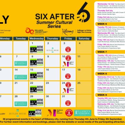 Six after 6 Calendar July