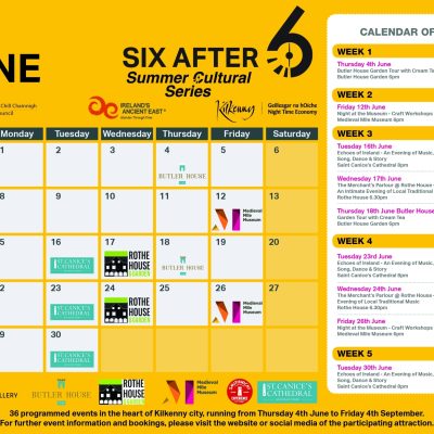 Six after 6 Calendar June