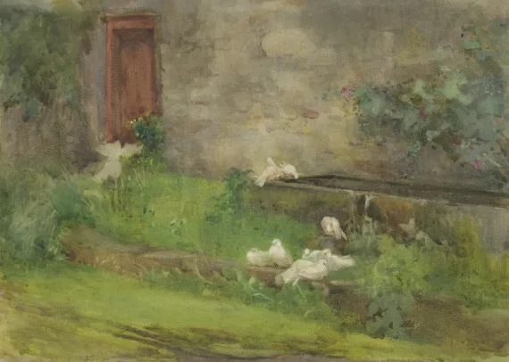 L059 Mildred A Butler Doves Resting Kilmurry Butler Gallery