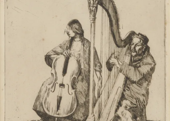 P045 Gethin Street Musicians Butler Gallery
