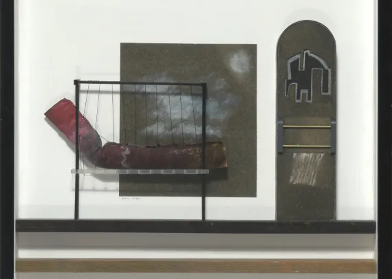 P084 Gingles Tomb V 3 D work 435x432mm F Butler Gallery