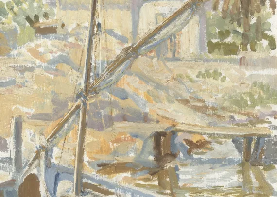 P011 Catherine Frances Clausen Boats at Ibiza