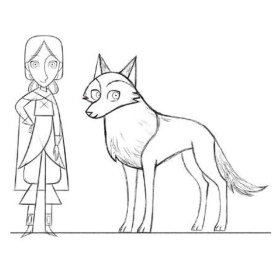 BG Wolf Walkers Colouring Sheet 7