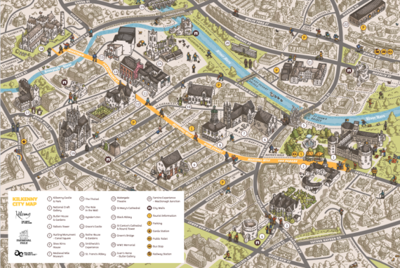 Kilkenny Tourism Map