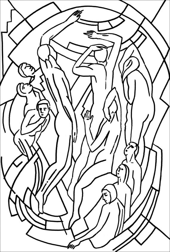 Mainie Jellet Butler Gallery Collection Colouring Page